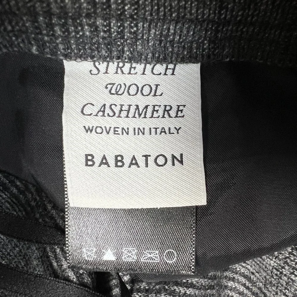 Aritzia Babaton Conan Cashmere Wool Stretch Dress Pant Crop Trousers Plaid Check - Picture 9 of 16